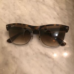 Ray Ban Clubmaster Oversized Sunglasses